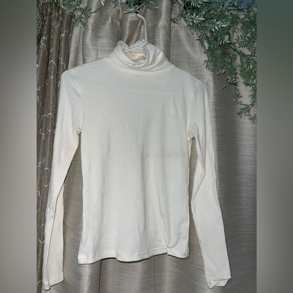 White turtleneck